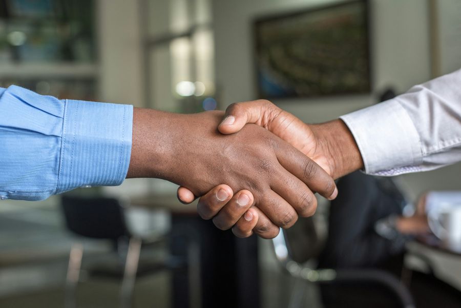 International recruitment consultants reviewing candidates